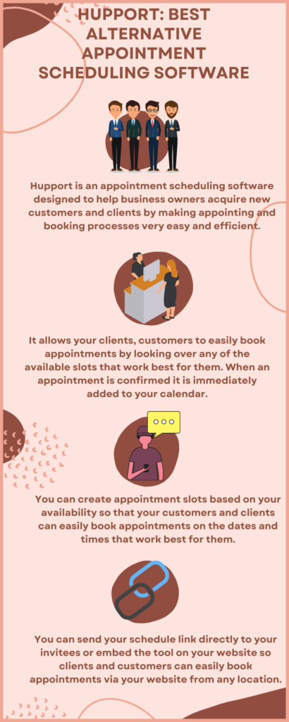 Hupport: Best alternative appointment scheduling software