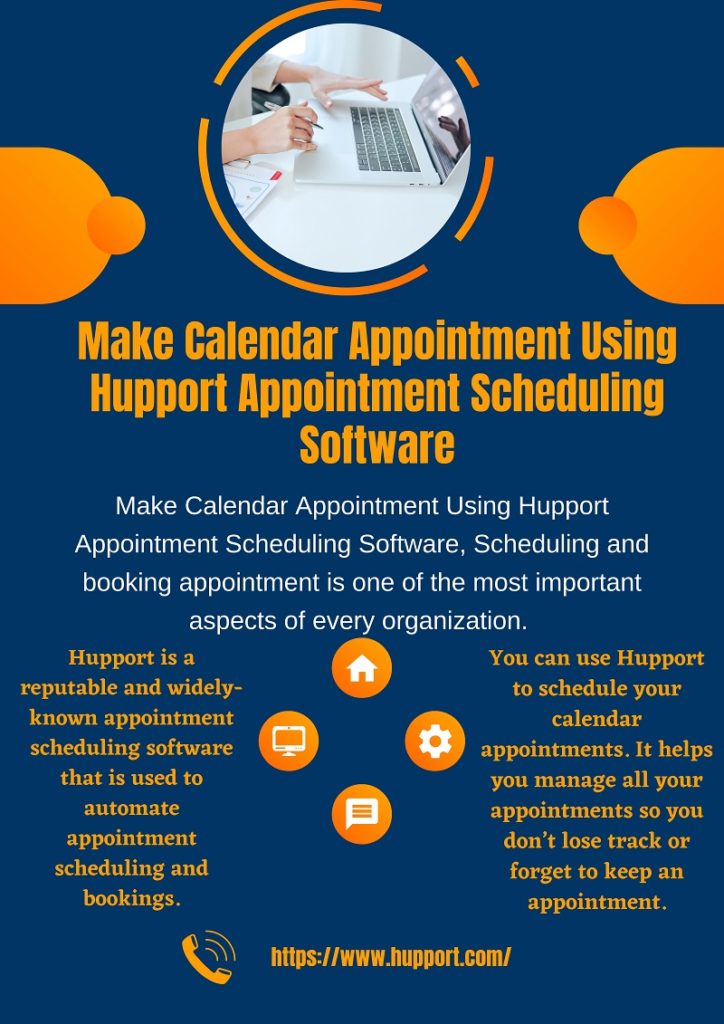 Make Calendar Appointment Using Hupport Appointment Scheduling Software