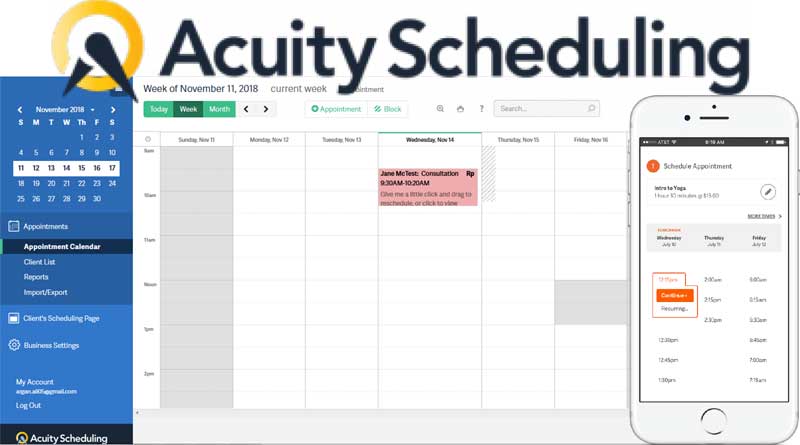 Acuity Scheduling alternative