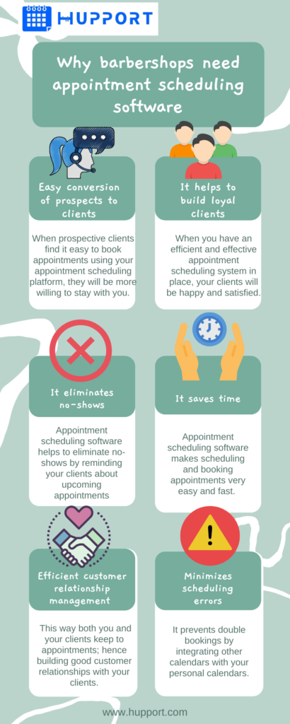Why barbershops need appointment scheduling software