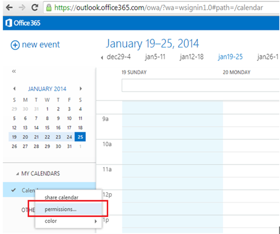 How to Share Microsoft outlook & office 365 exchange Calendar with others