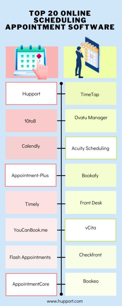 Top 20 Online Scheduling Appointment Software