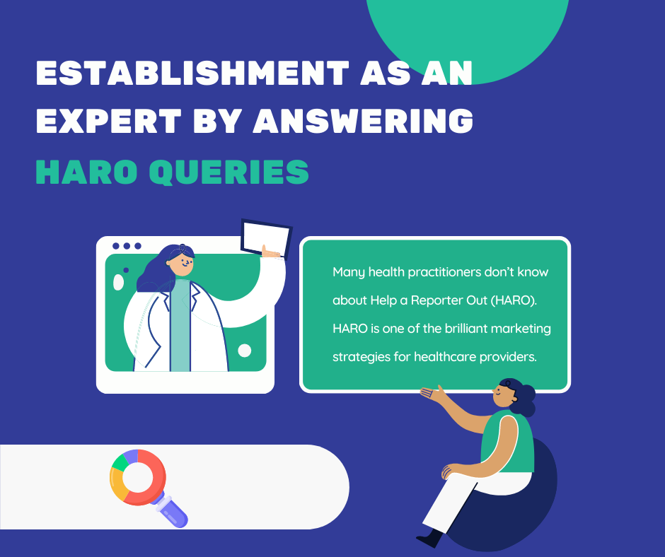 Establishment as an expert by answering HARO Queries