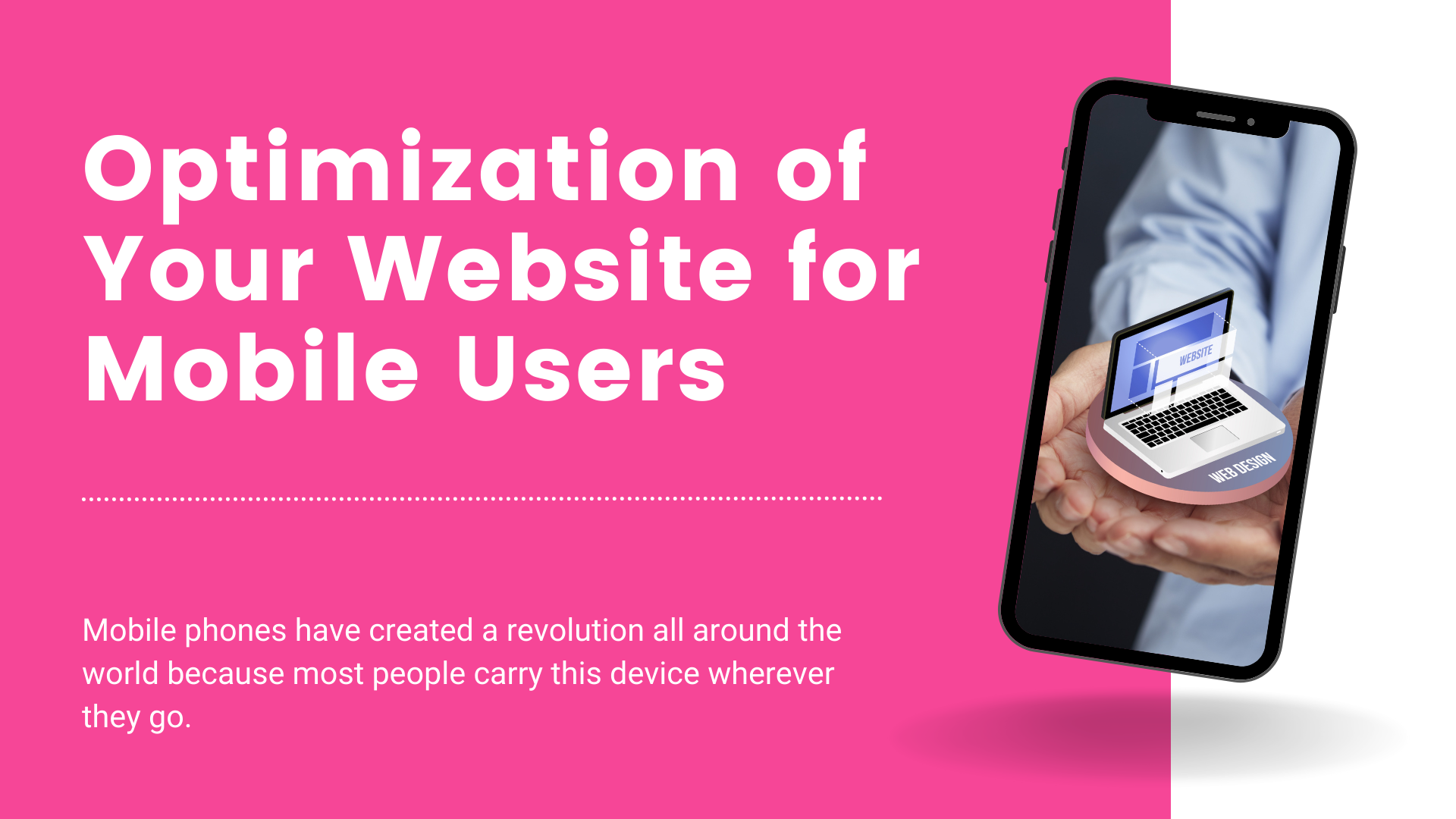 Optimization of Your Website for Mobile Users