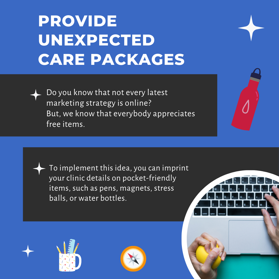 Provide Unexpected Care Packages