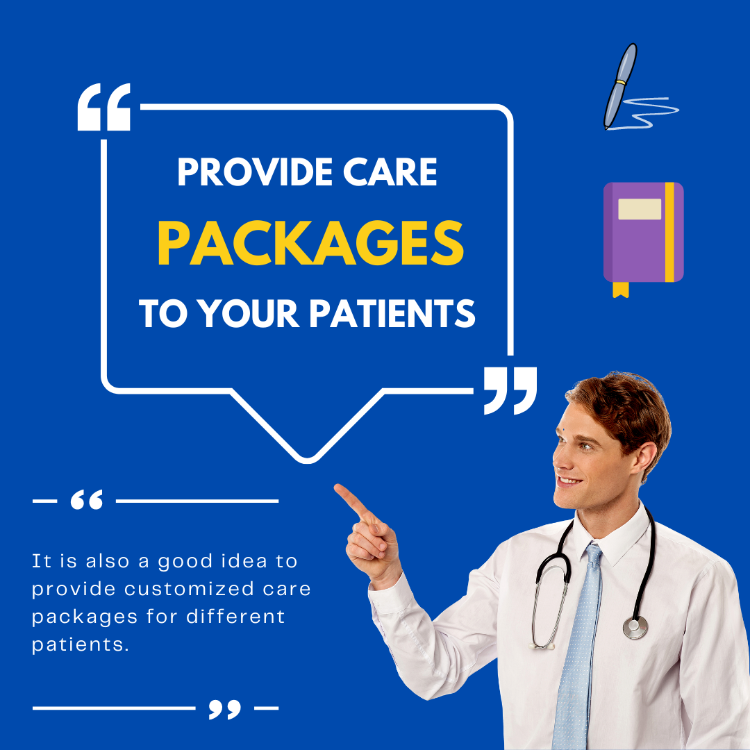 Provide care packages to your spa clients
