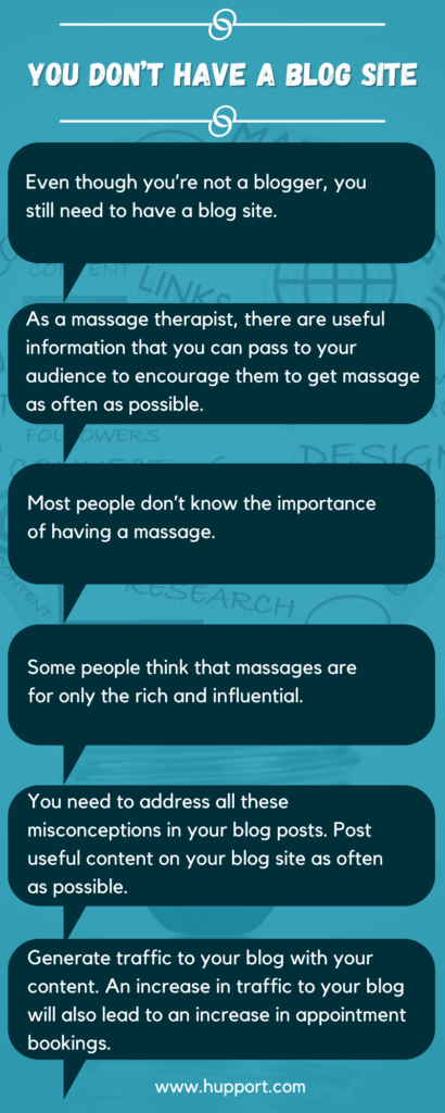 15 Reasons Why Massage Therapists Are Not Getting Enough Appointments Booked