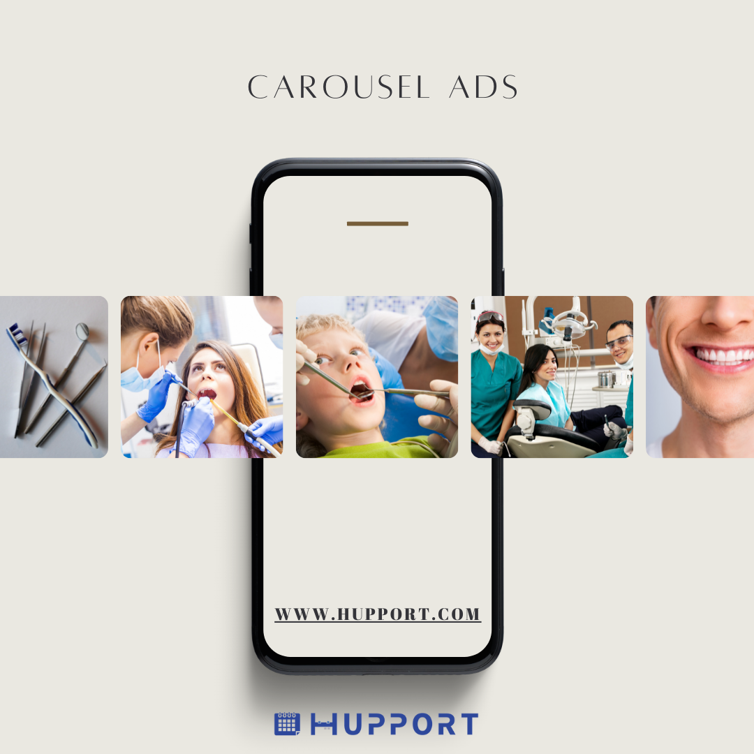 Carousel ads for dental clinic