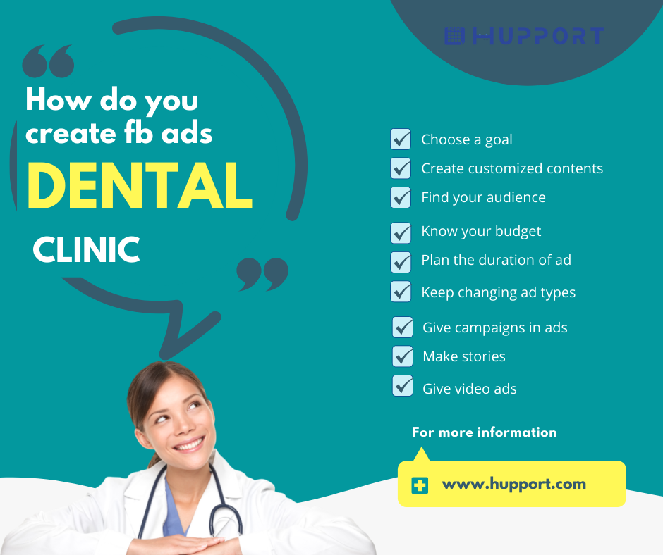 How do you create fb ads for dental clinic?