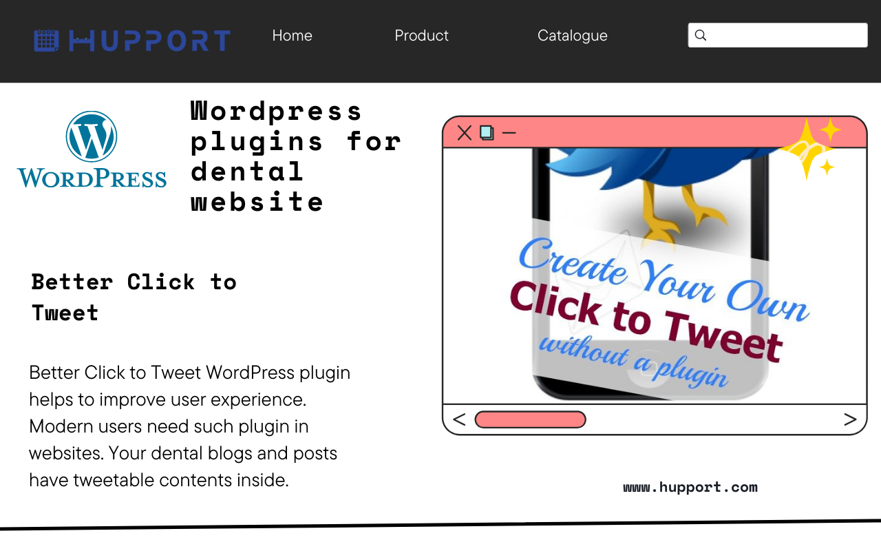  Click to tweet WordPress plugins for dental website