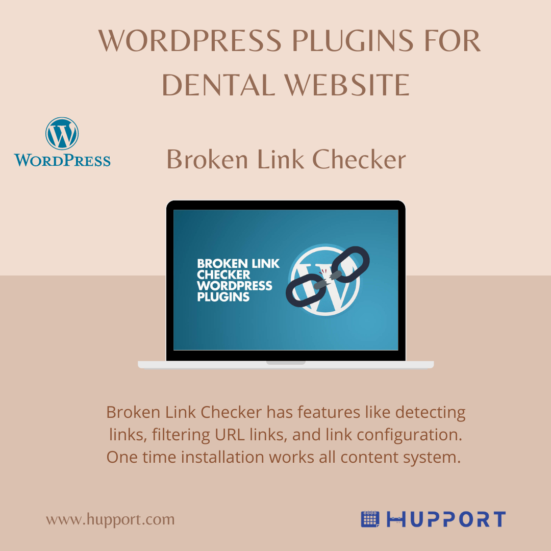 Broken Link Checker WordPress plugins for dental website