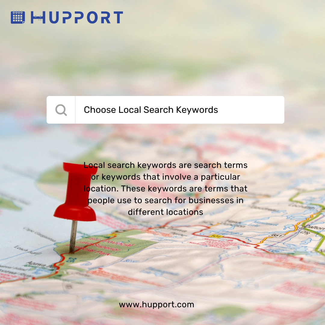 Choose Local Search Keywords