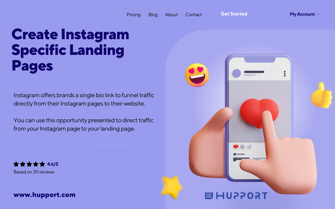 Create Instagram Specific Landing Pages