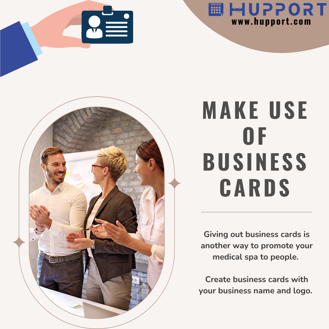 Make use of business cards