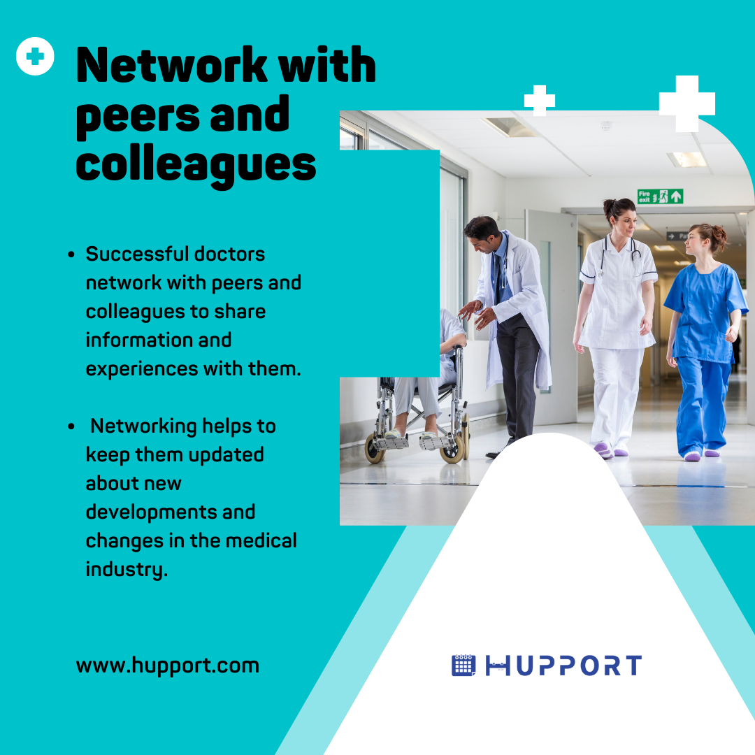 Network with peers and colleagues 