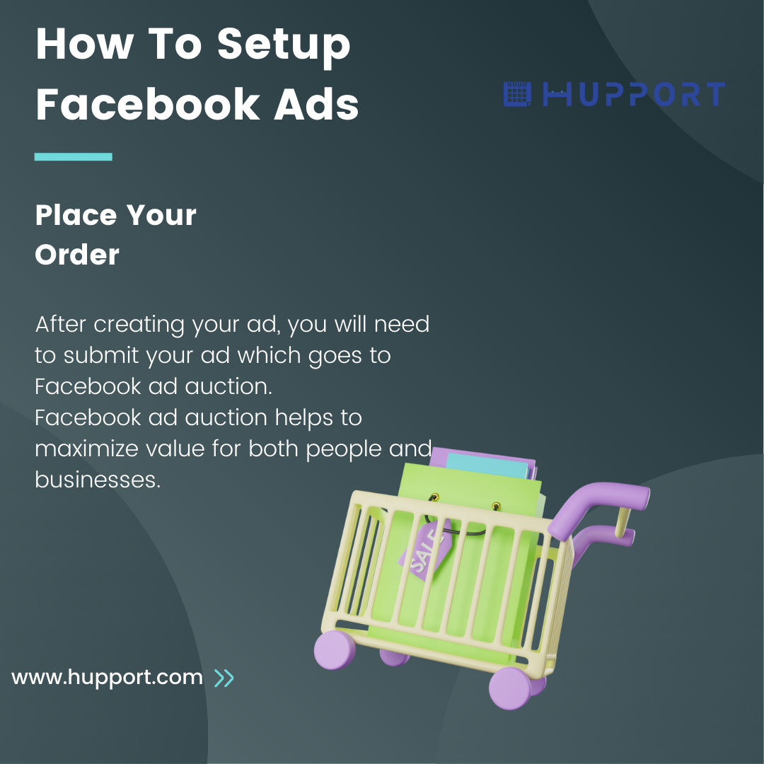How to setup facebook ads: Place Your Order