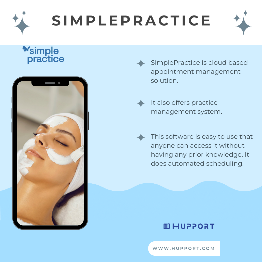 SimplePractice appointment reminder software