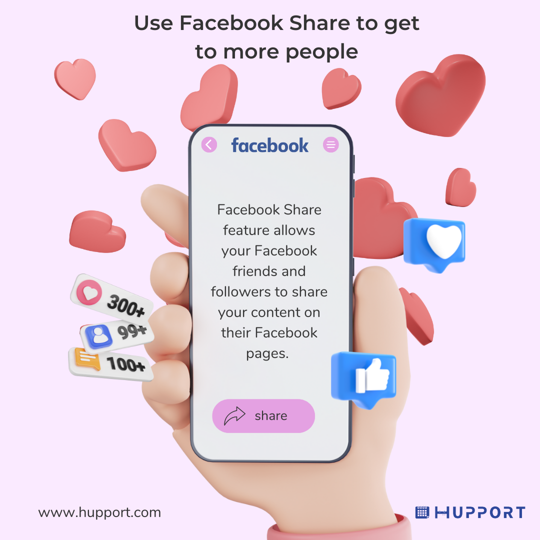 Use Facebook Share to get to more people