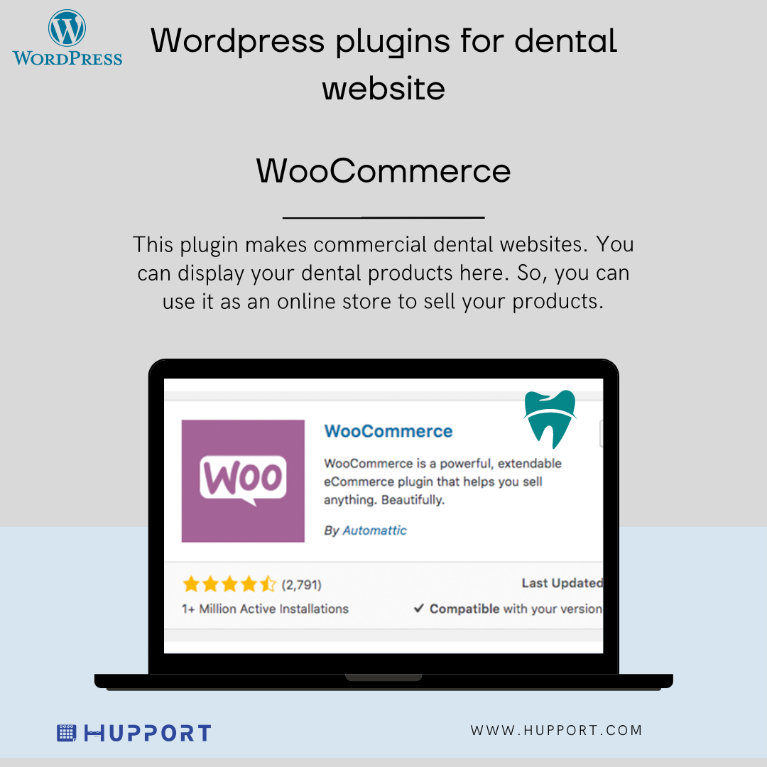 WooCommerce WordPress plugins for dental website