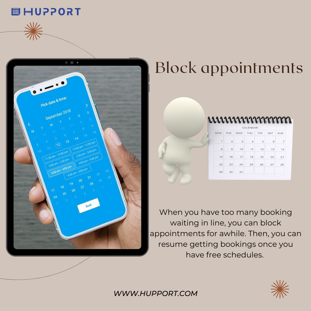 Block appointments