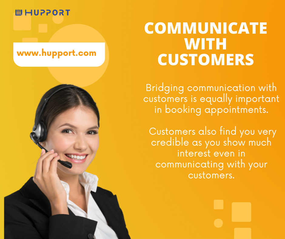 Communicate with customers