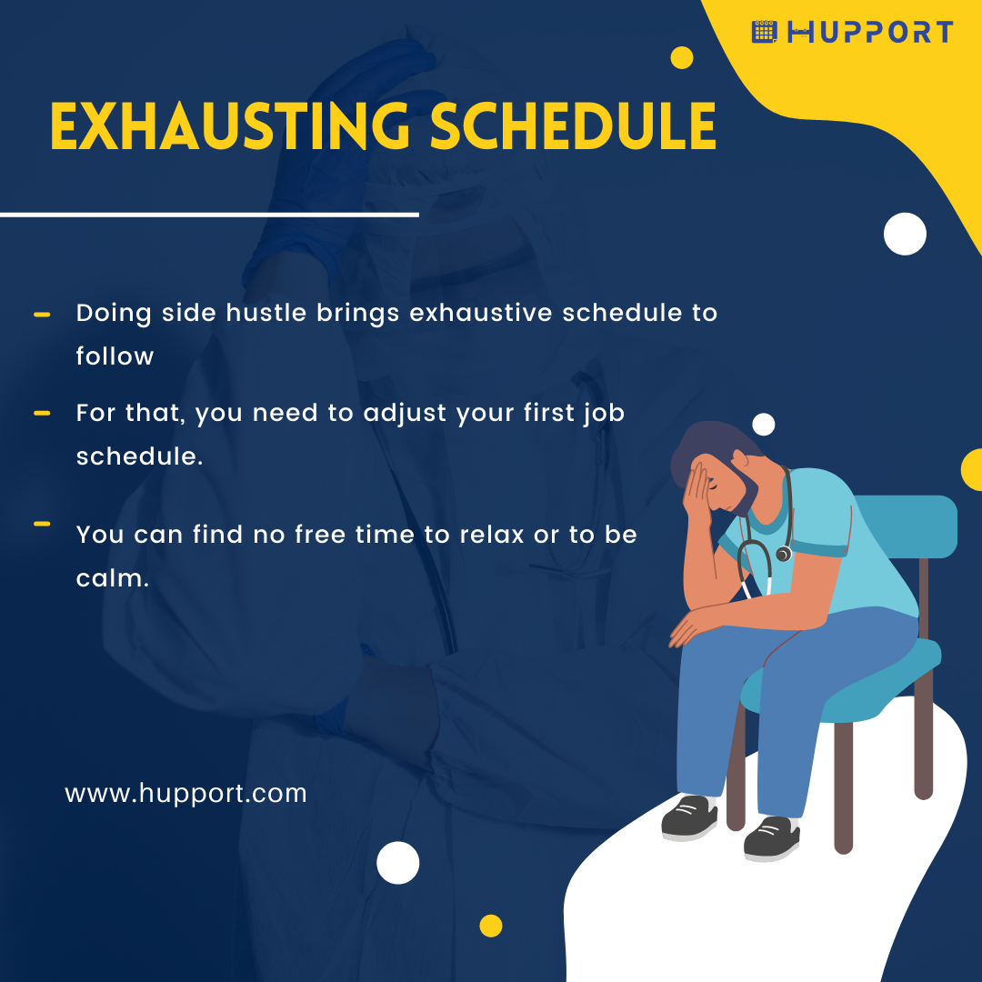 Exhausting schedule