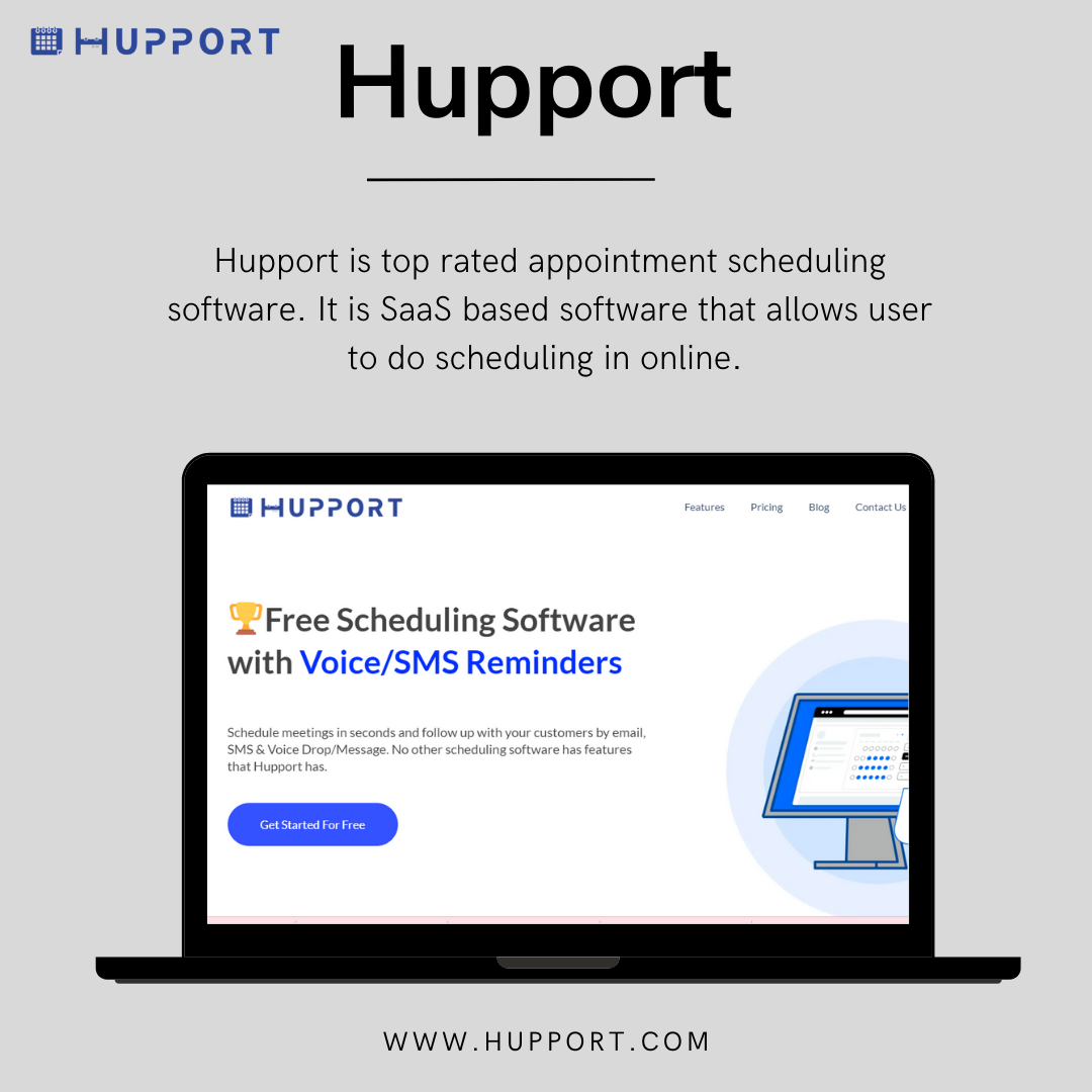 Hupport SaaS enterprise appointment scheduling software
