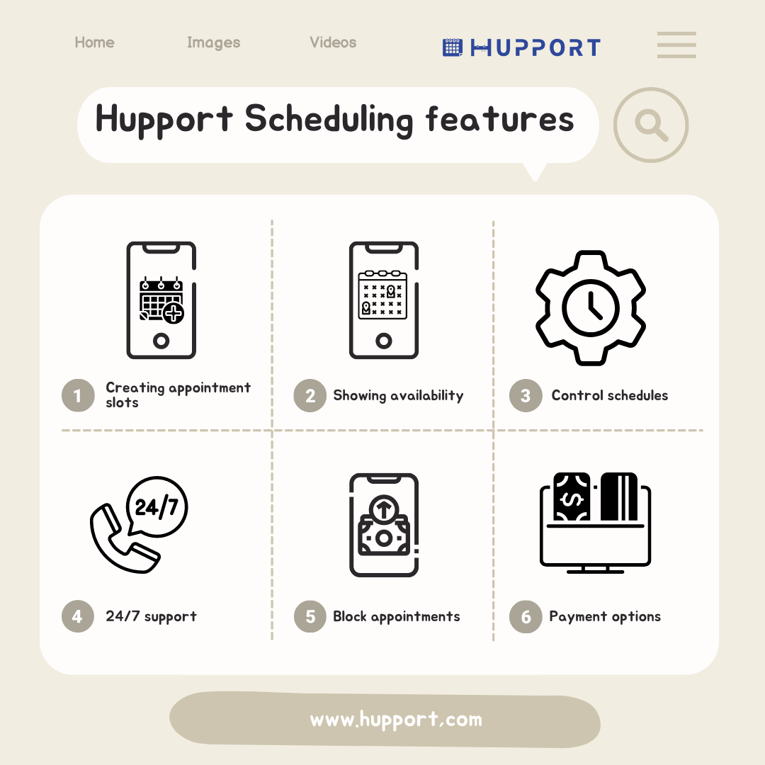 Hupport Scheduling features