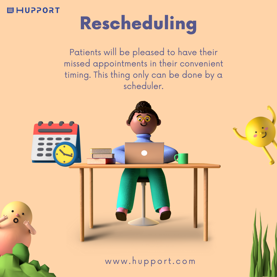 Rescheduling in Chiropractic clinic appointment scheduling software
