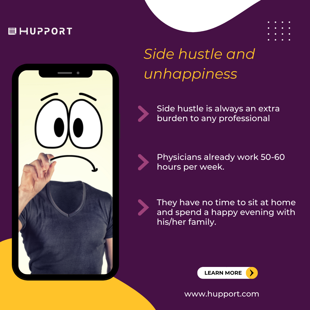 Side hustle and unhappiness