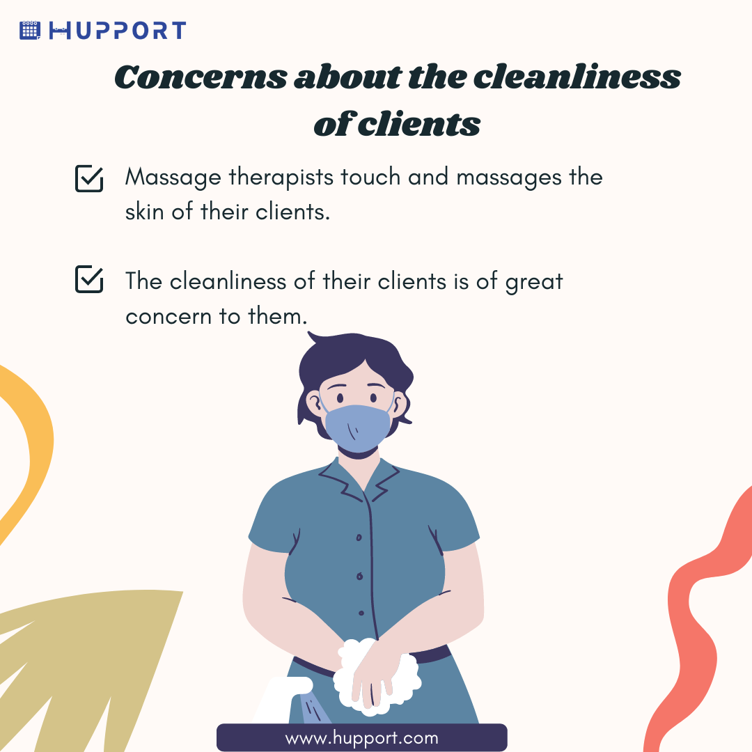 Concerns about the cleanliness of clients