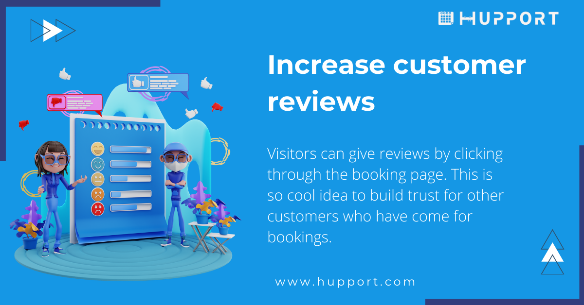 Increase customer reviews