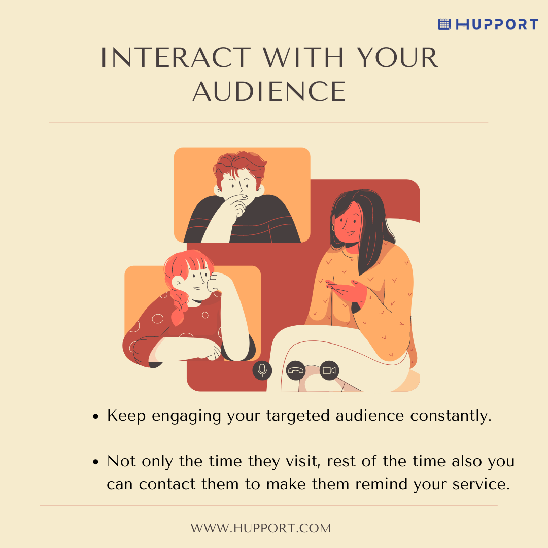 Interact with your audience