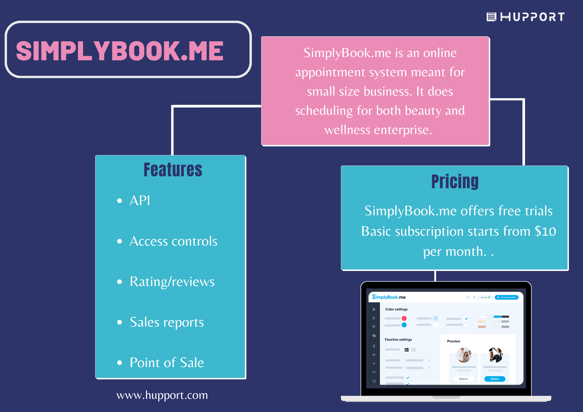 SimplyBook.me point scale software