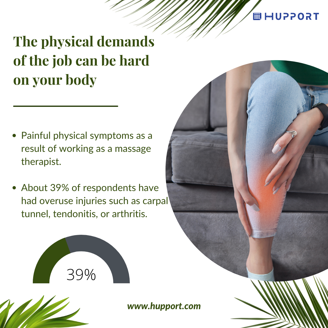The physical demands of the job can be hard on your body