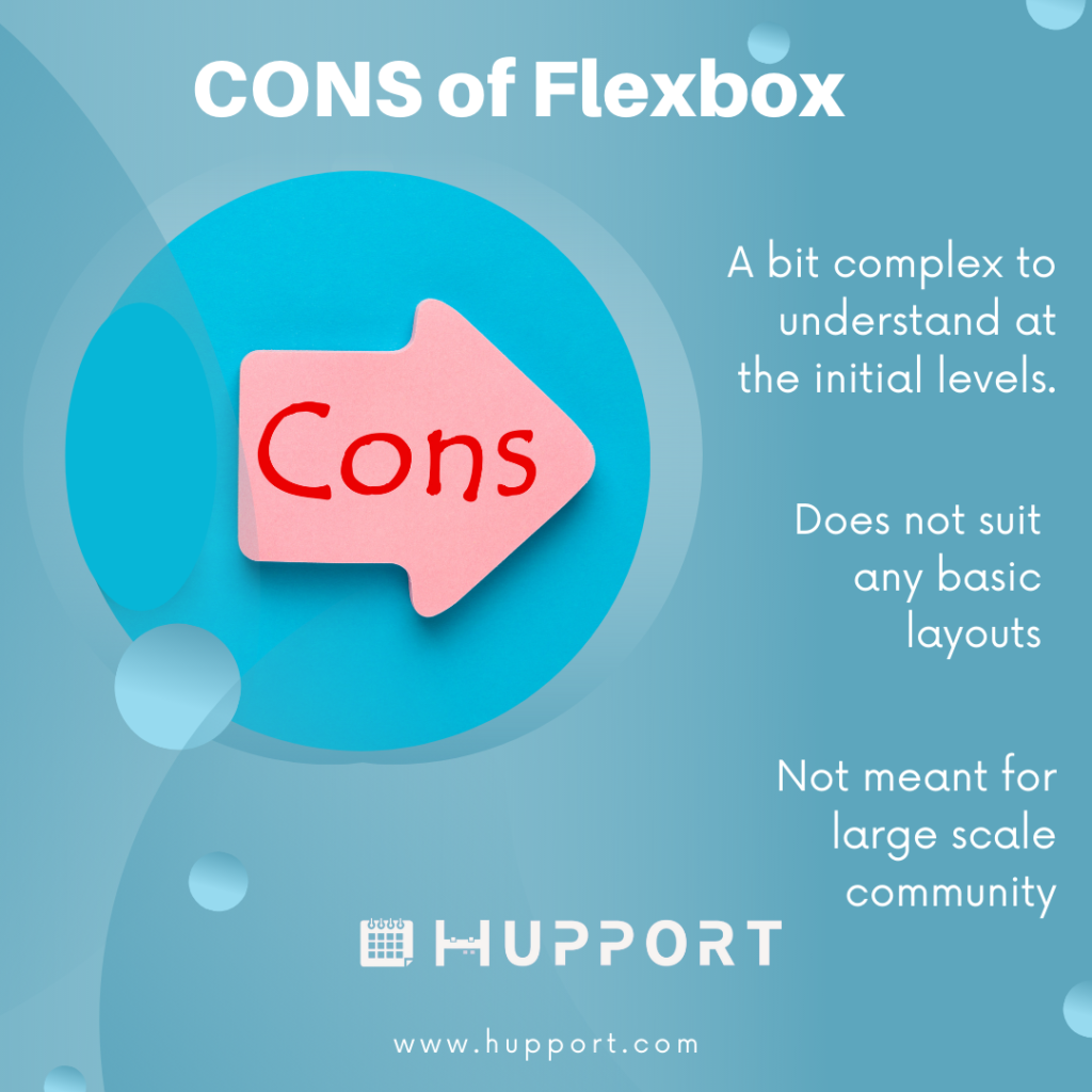 CONS of Flexbox