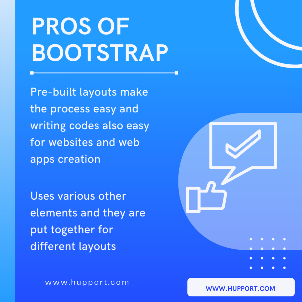 PROS of BootstraP