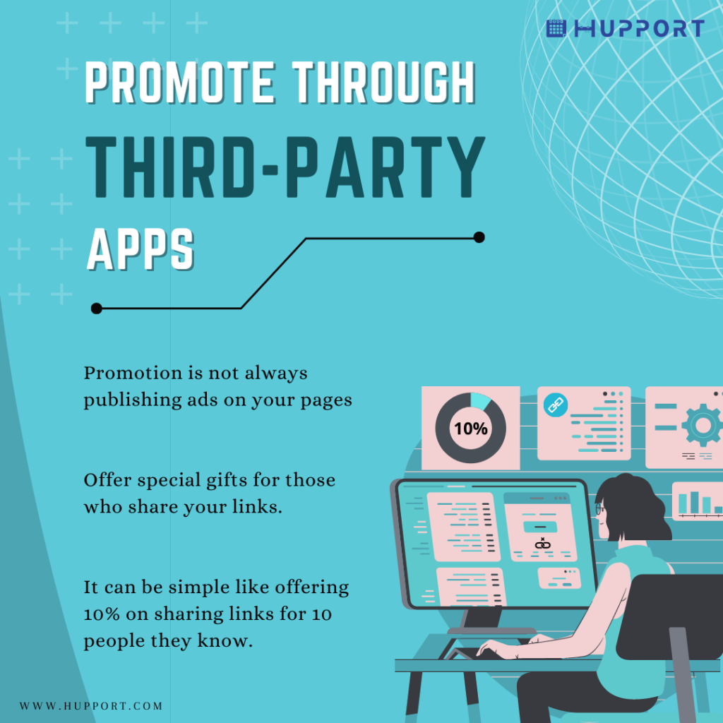 Promote through third-party apps