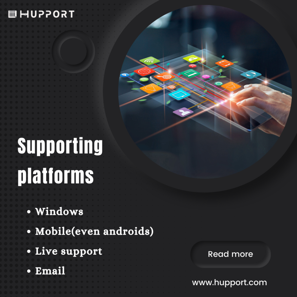 Supporting platforms of hupport