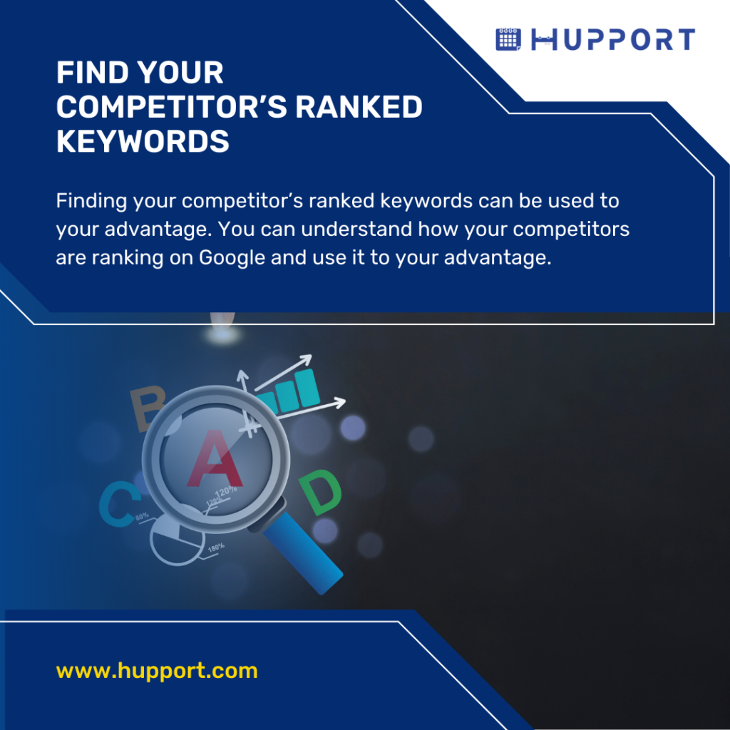 Find Your competitor’s Ranked keywords