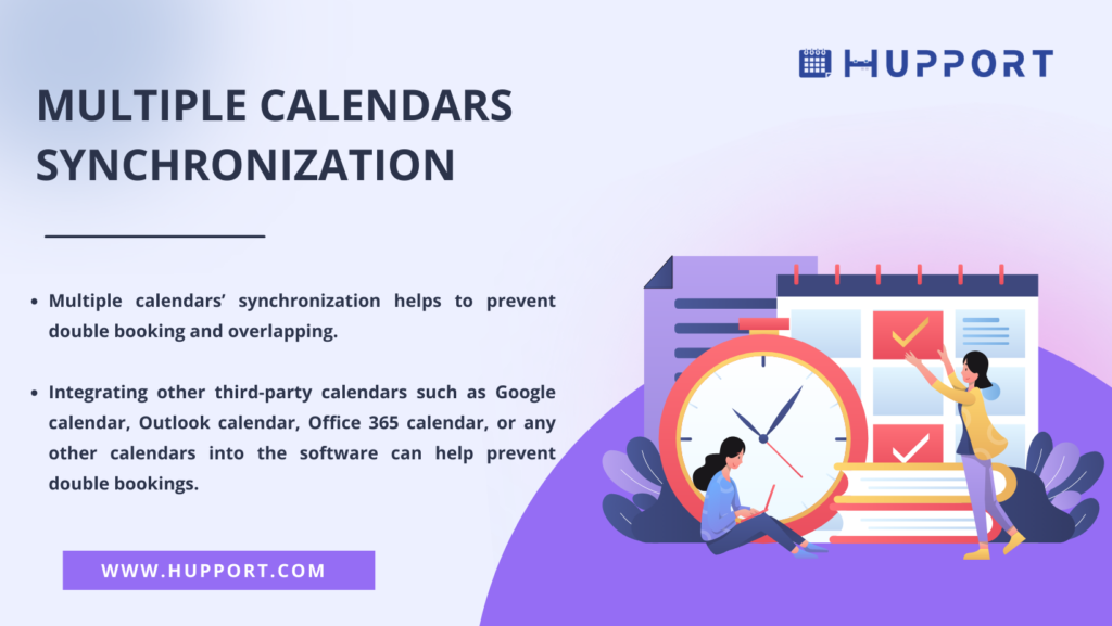 Multiple calendars synchronization for Medspa Scheduling Software