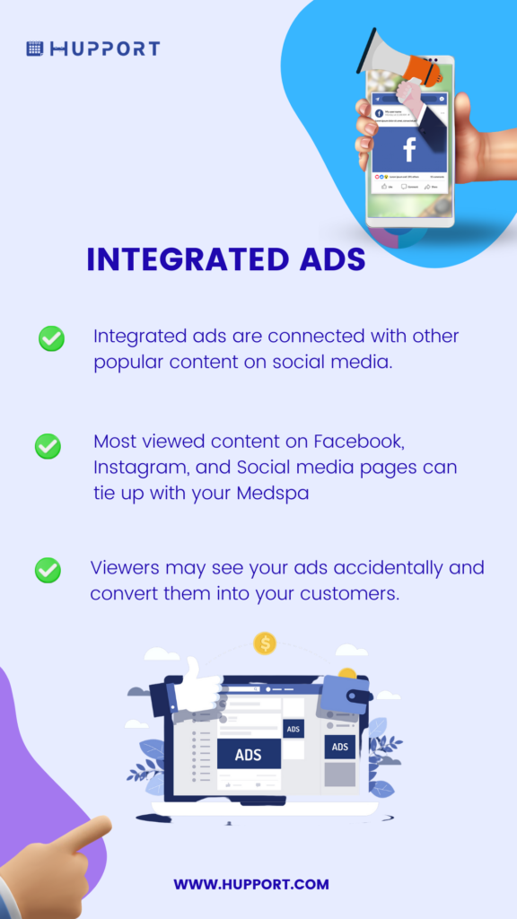 Integrated ads