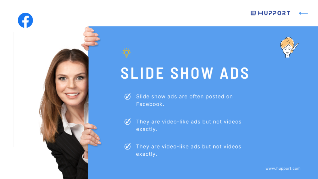 Slide show ads