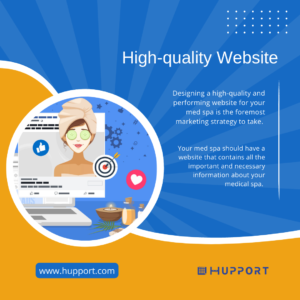 High-quality Website for your medical spa marketing