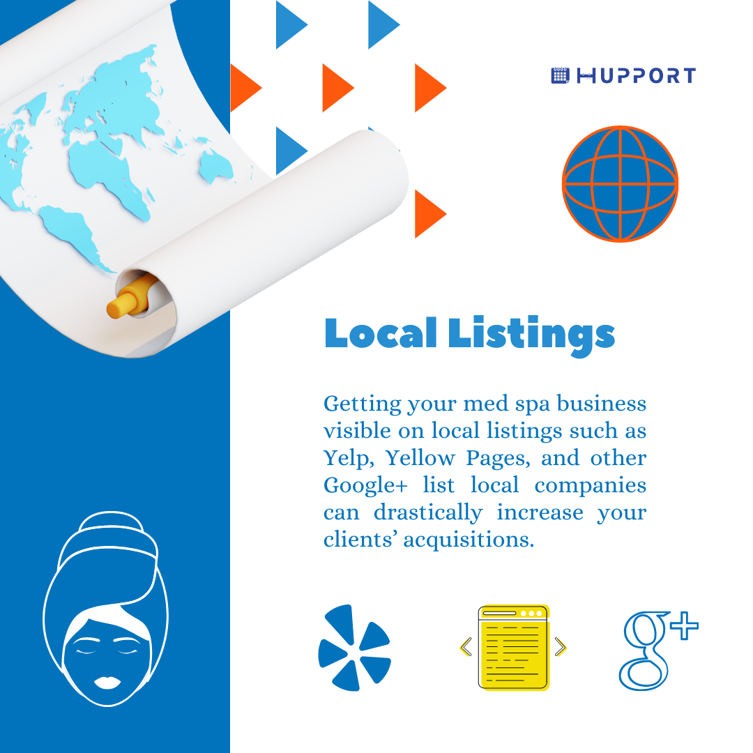Local Listings for your medical spa marketing